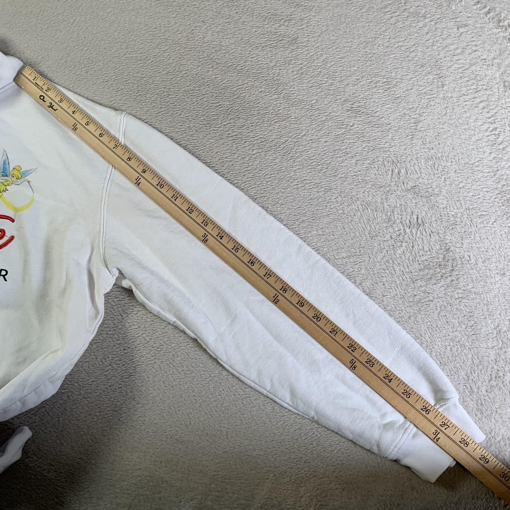 Disney Hoodie Women 3XL White 100 Years Of Wonder Mickey Pooh Stitch Tinker Bell - Picture 5 of 9